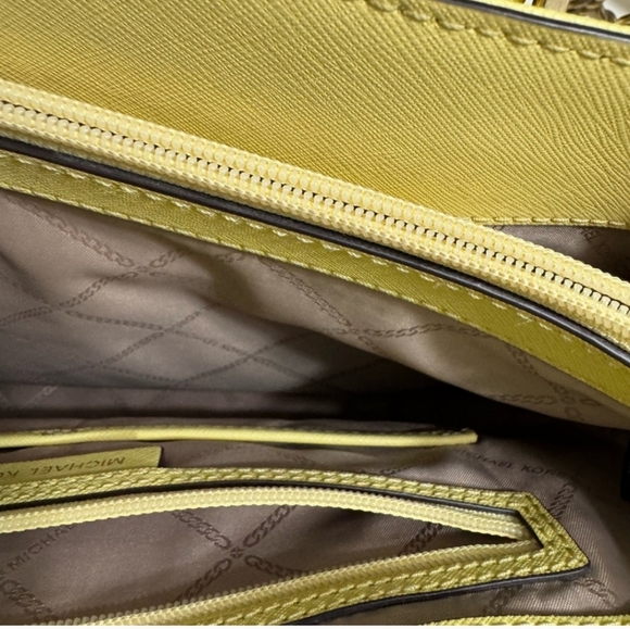 Michael Kors Lemon Yellow Jet Set Tote - Picture 3 of 7